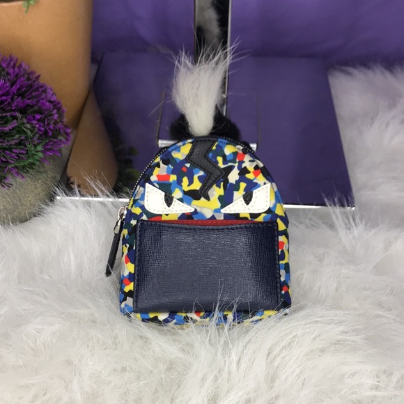 Fendi Mini Zaino Backpack Bag Charm - Picture 11 of 11